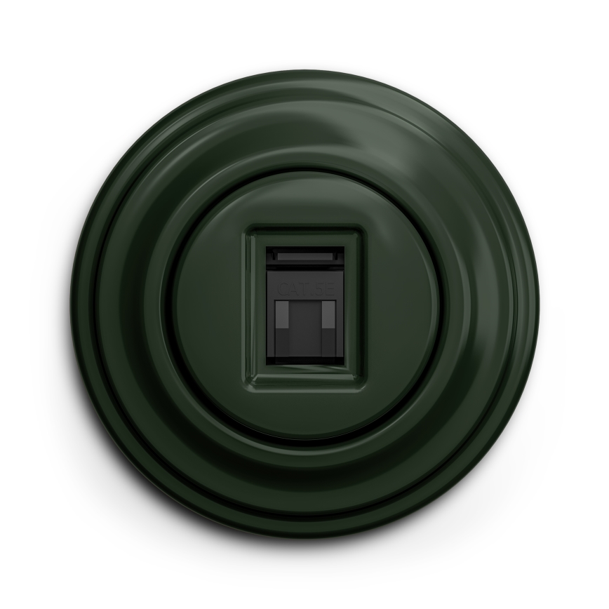 Kliklap - Vintage data socket green