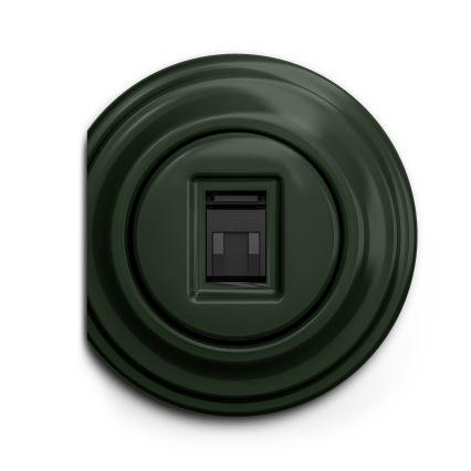 Kliklap - Vintage data socket green