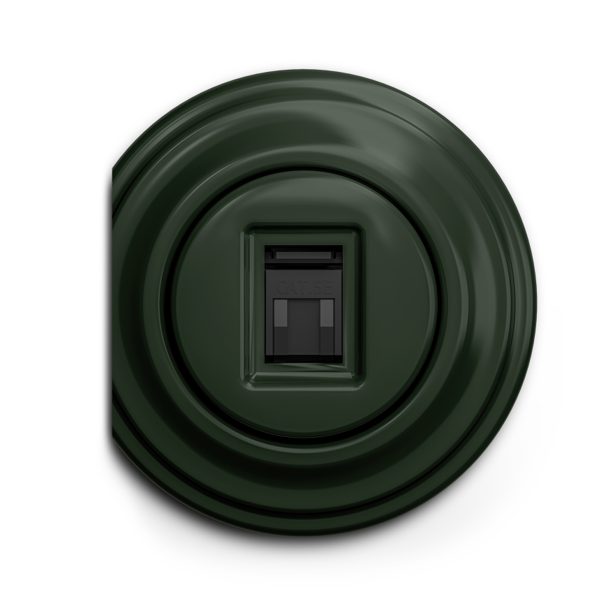 Kliklap - Vintage data socket green
