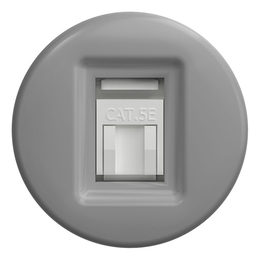 Kliklap - Vintage data socket grey