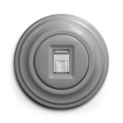 Kliklap - Vintage data socket grey
