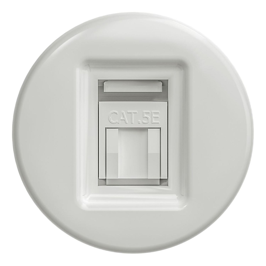 Kliklap - Vintage data socket white