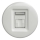 Kliklap - Vintage data socket white