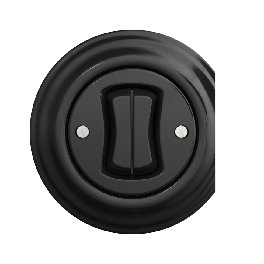Kliklap - Vintage double push-button switch black