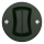 Kliklap - Vintage double push-button switch green