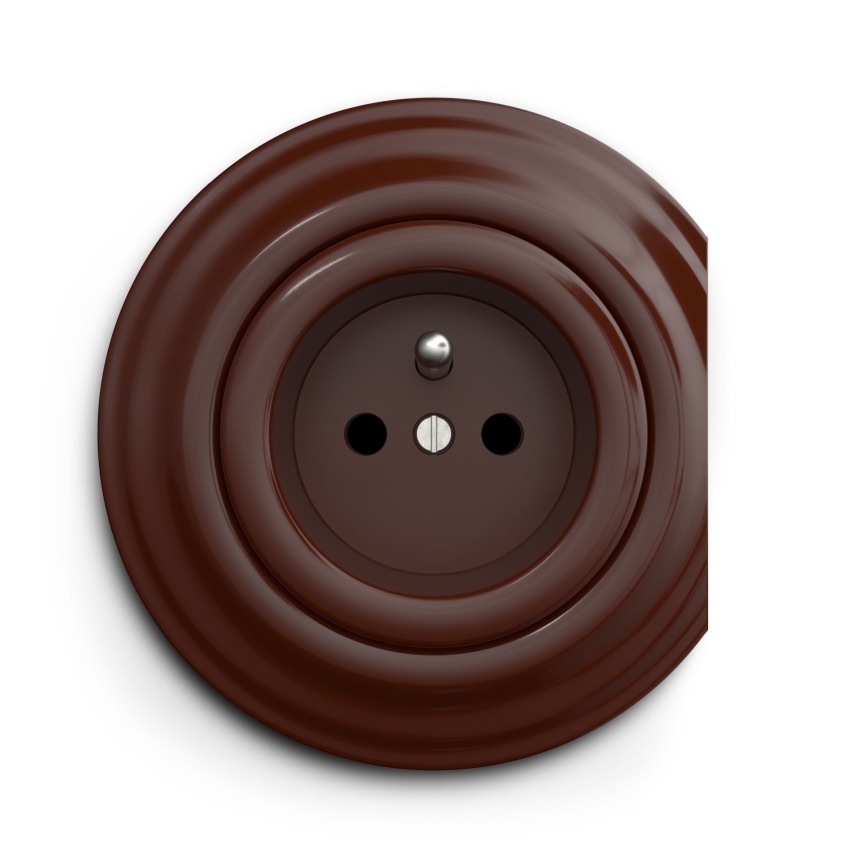 Kliklap - Vintage frame side brown