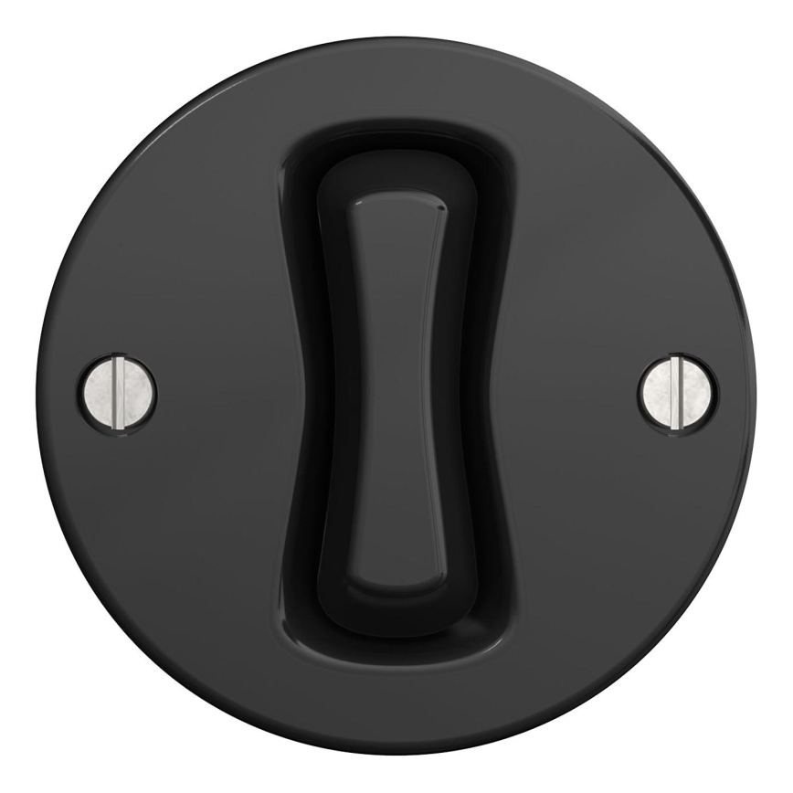 Kliklap - Vintage push-button switch black