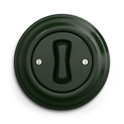Kliklap - Vintage push-button switch green