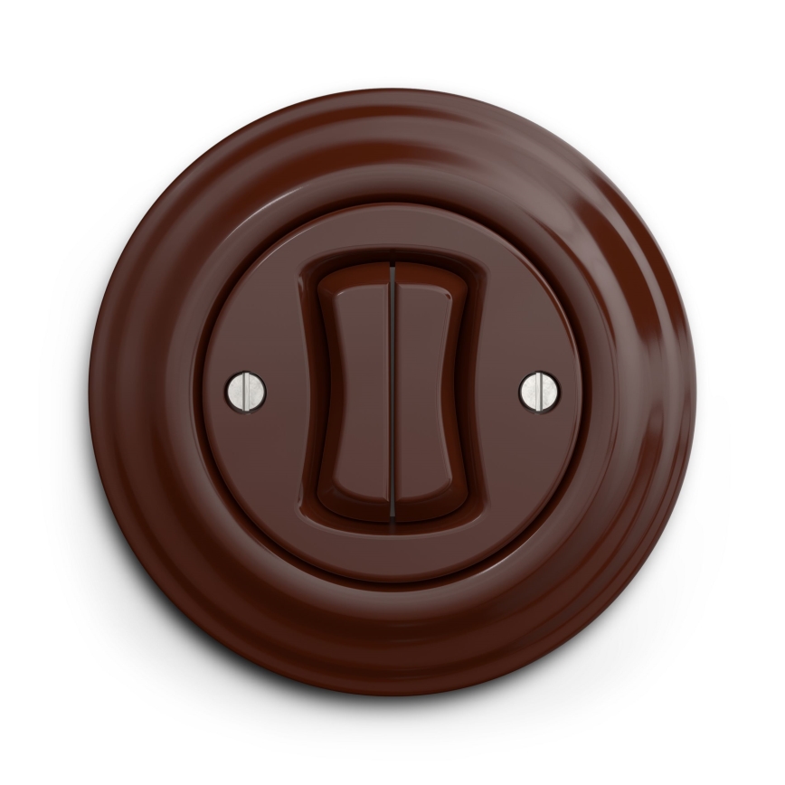 Kliklap - Vintage serial switch no. 5 brown
