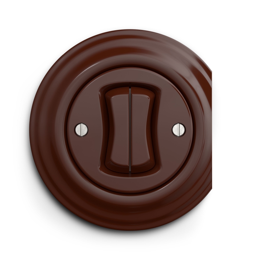 Kliklap - Vintage serial switch no. 5 brown