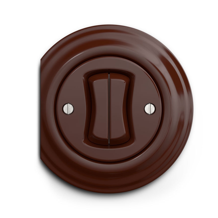 Kliklap - Vintage serial switch no. 5 brown