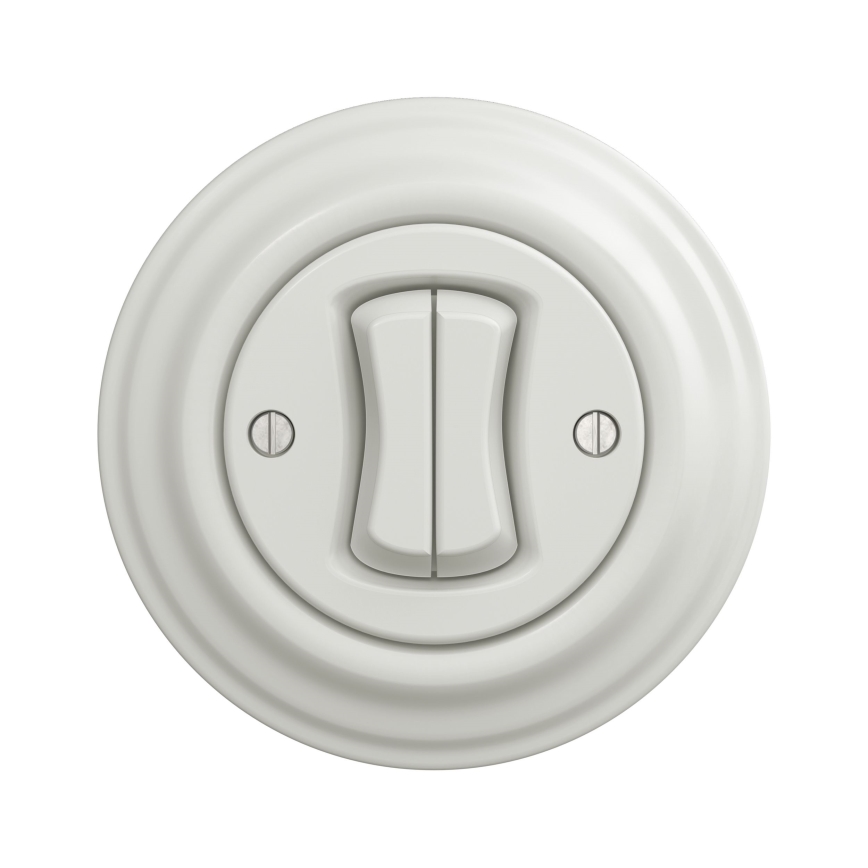 Kliklap - Vintage serial switch no. 5 white