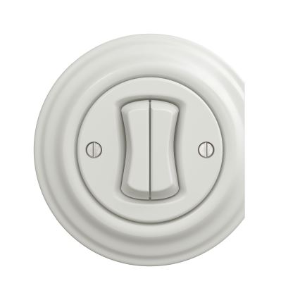 Kliklap - Vintage serial switch no. 5 white