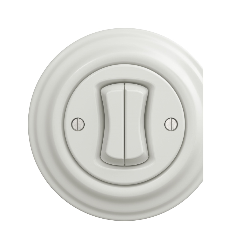 Kliklap - Vintage serial switch no. 5 white