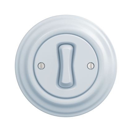 Kliklap - Vintage single-pole switch no. 1 blue