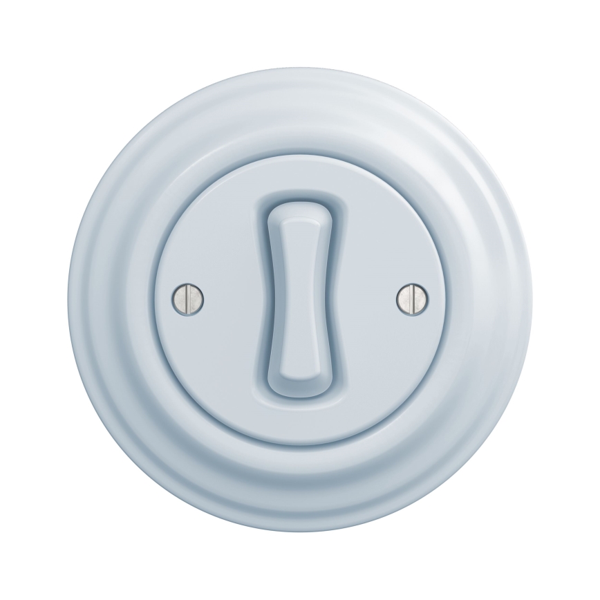 Kliklap - Vintage single-pole switch no. 1 blue