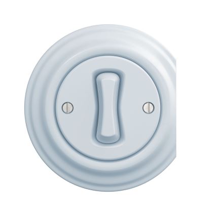 Kliklap - Vintage single-pole switch no. 1 blue