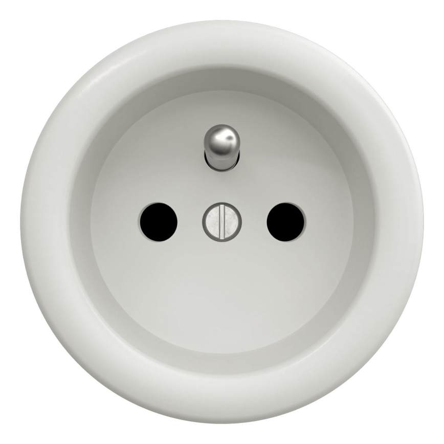 Kliklap - Vintage socket 230V white
