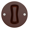 Kliklap - Vintage staircase switch without frame no. 6 brown