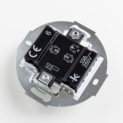 Kliklap - Vintage staircase switch without frame no. 6 grey