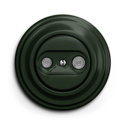 Kliklap - Vintage subscriber socket TV+R (continuous) green