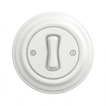 Kliklap — Retro 4-way switch with frame No. 7, Snow White