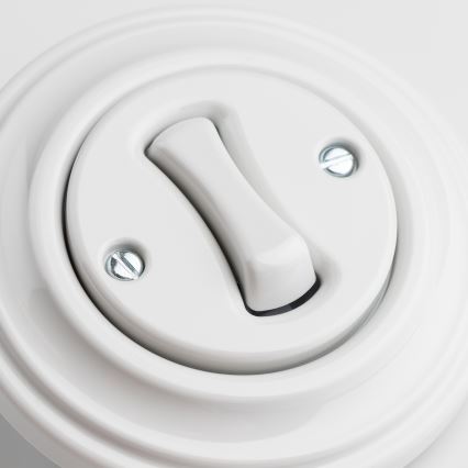 Kliklap — Retro 4-way switch with frame No. 7, Snow White