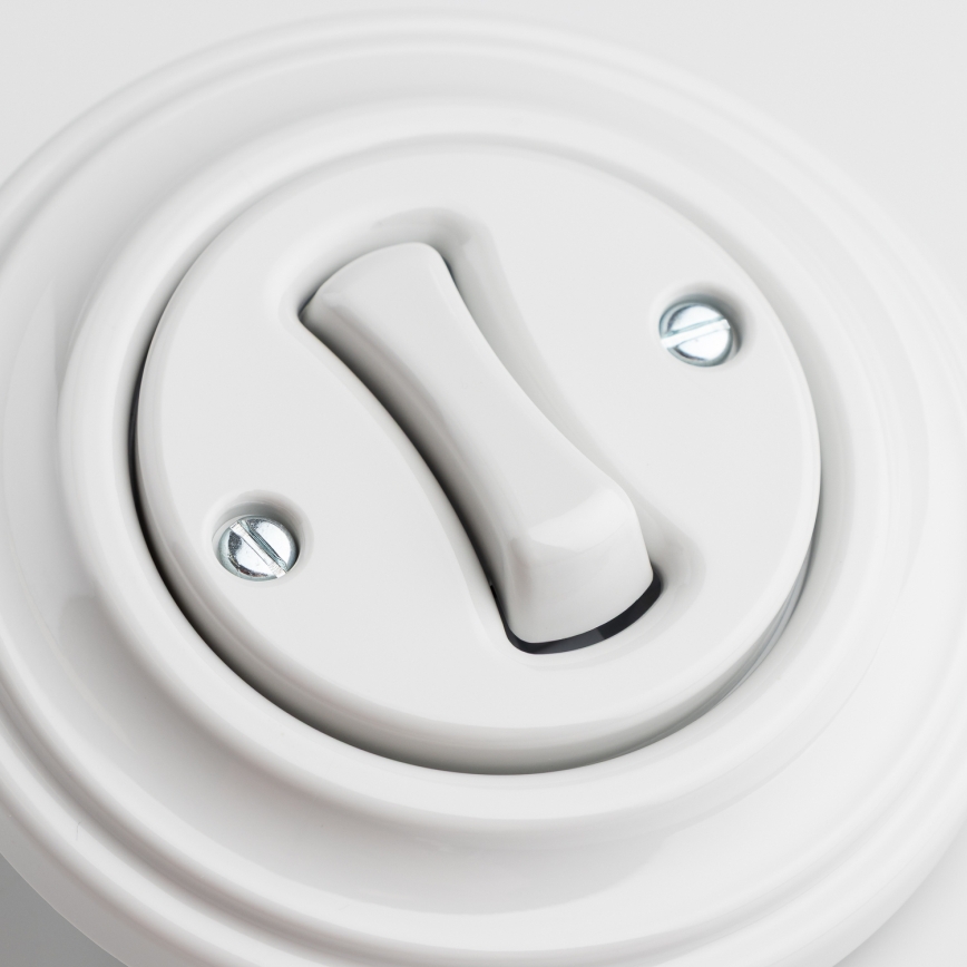 Kliklap — Retro 4-way switch with frame No. 7, Snow White