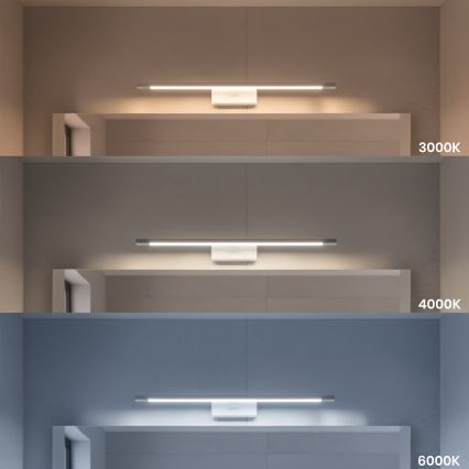 LED Bathroom Mirror Light KLIMT LED/12W/230V 3000/4000/6000K 60 cm IP44 White