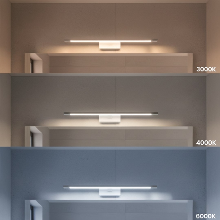 LED Bathroom Mirror Light KLIMT LED/12W/230V 3000/4000/6000K 60 cm IP44 White