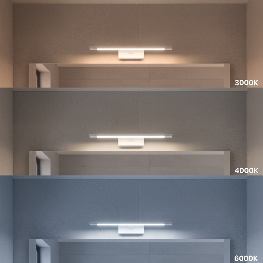 LED Bathroom Mirror Light KLIMT LED/8W/230V 3000/4000/6000K 40 cm IP44 White