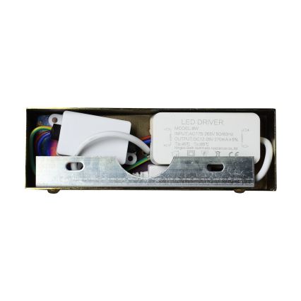 KLIMT LED Bathroom Mirror Light, 8W/230V, 3000/4000/6000K, 40 cm, IP44, Gold