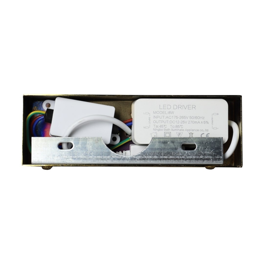 KLIMT LED Bathroom Mirror Light, 8W/230V, 3000/4000/6000K, 40 cm, IP44, Gold