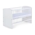 KLUPŚ - Baby Cot KAROLINA II 120x60 cm Pine/White