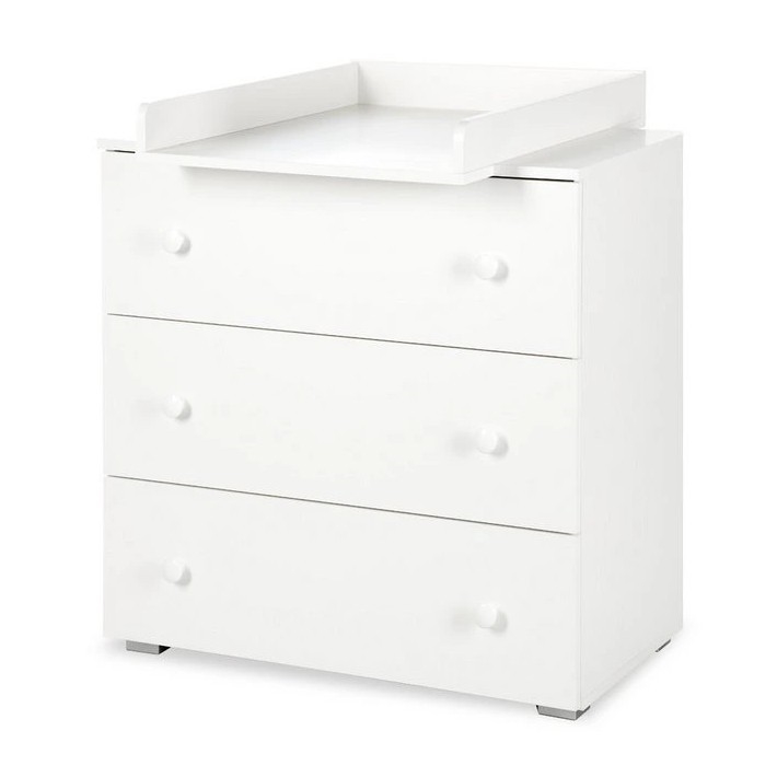 KLUPŚ - PAULA Children's Dresser with Changing Top, White