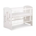 KLUPŚ - SAFARI Baby Cot 120 x 60 cm, Giraffe Pine/White