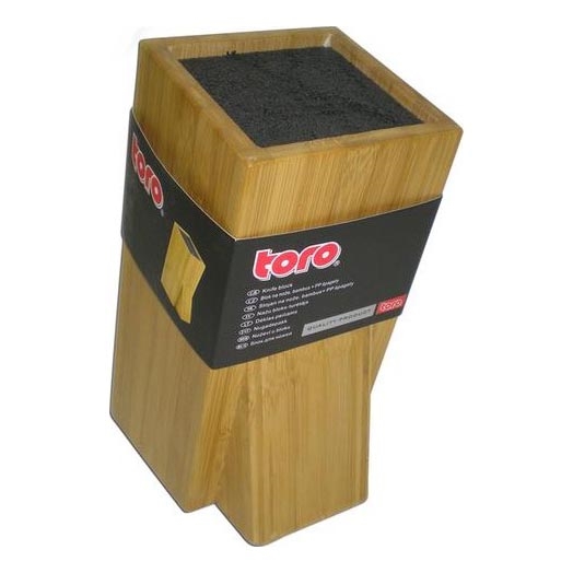 Knife stand with flexi insert 23,8x11 cm bamboo