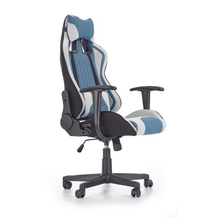 KODA Light Gray/Blue Office Chair
