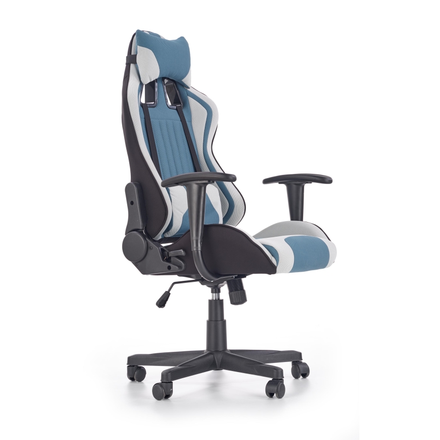 KODA Light Gray/Blue Office Chair
