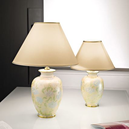 Kolarz 0014.74.4 - Table lamp GIARDINO 1xE27/100W/230V beige