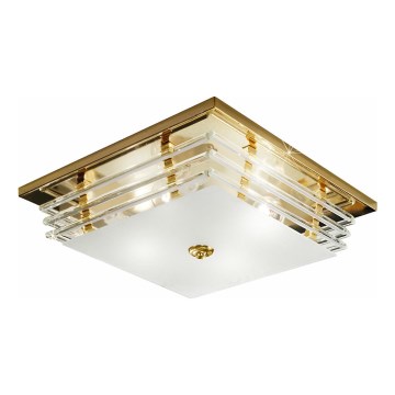 Kolarz 0342.14.3 - Ceiling light ONTARIO 4xE27/60W/230V 24K gold