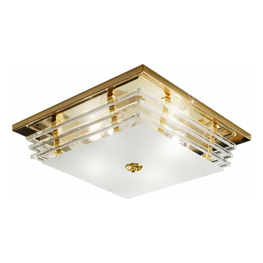 Kolarz 0342.14.3 - Ceiling light ONTARIO 4xE27/60W/230V 24K gold