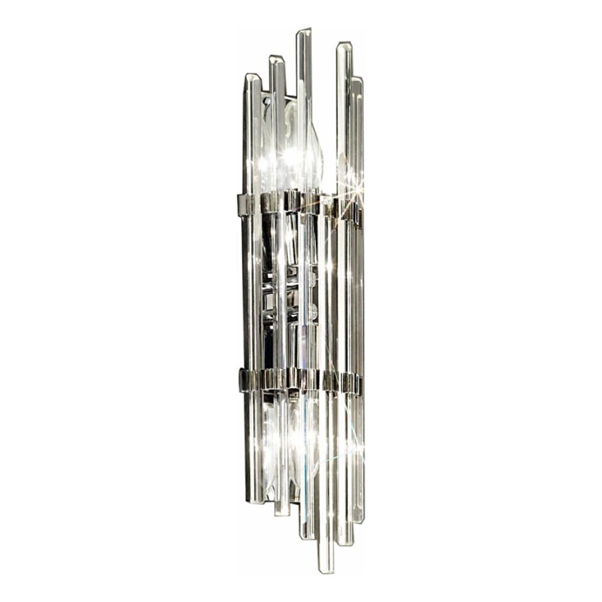 Kolarz 0342.62M.5 - Wall light ONTARIO 2xE14/40W/230V 41 cm shiny chrome