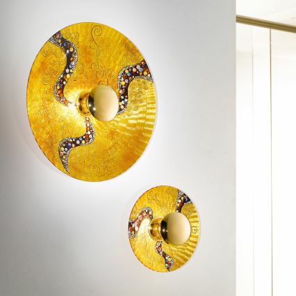 Kolarz 0365.61XL.V1.3 - Wall light LUNA 1xE27/100W/230V 24K gold