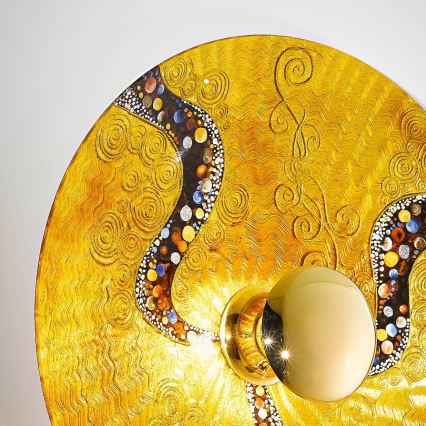 Kolarz 0365.61XL.V1.3 - Wall light LUNA 1xE27/100W/230V 24K gold