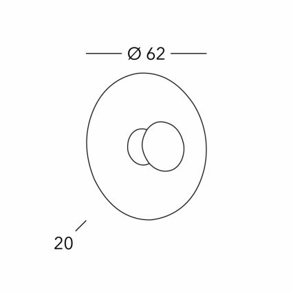 Kolarz 0365.61XL.V1.3 - Wall light LUNA 1xE27/100W/230V 24K gold