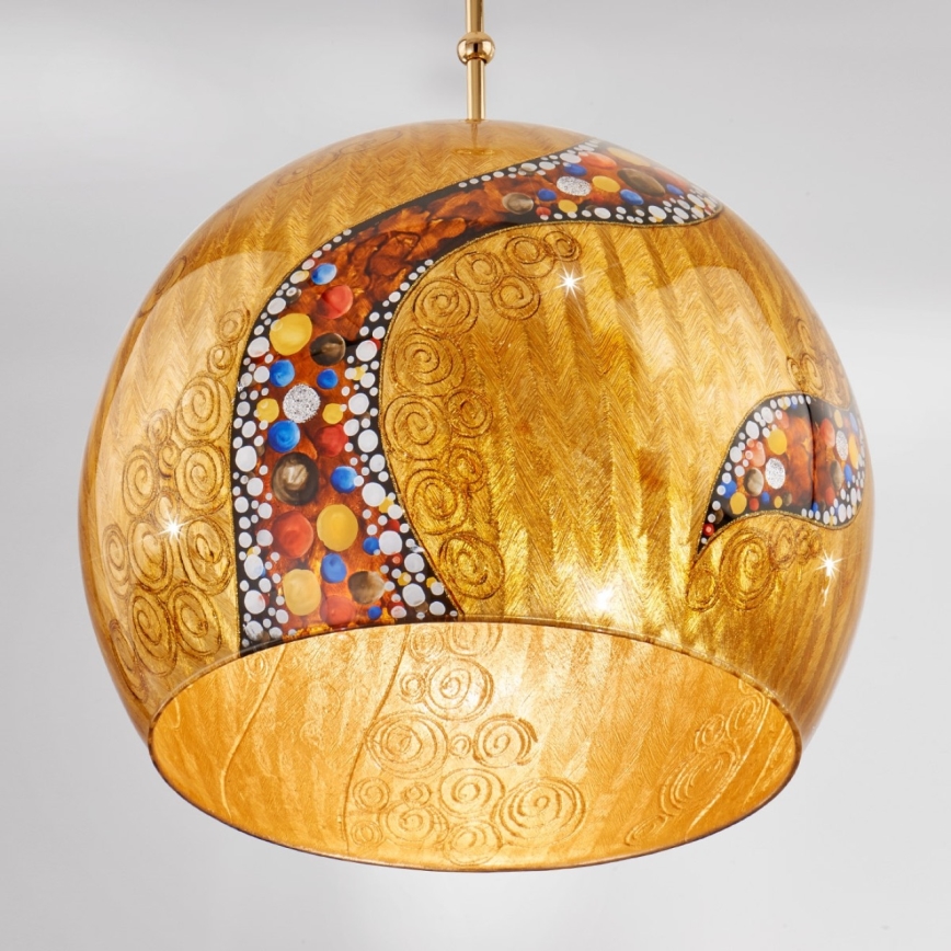 Kolarz 0392.31L.3.Ki.Au - Chandelier on a string LUNA 1xE27/60W/230V 24K gold