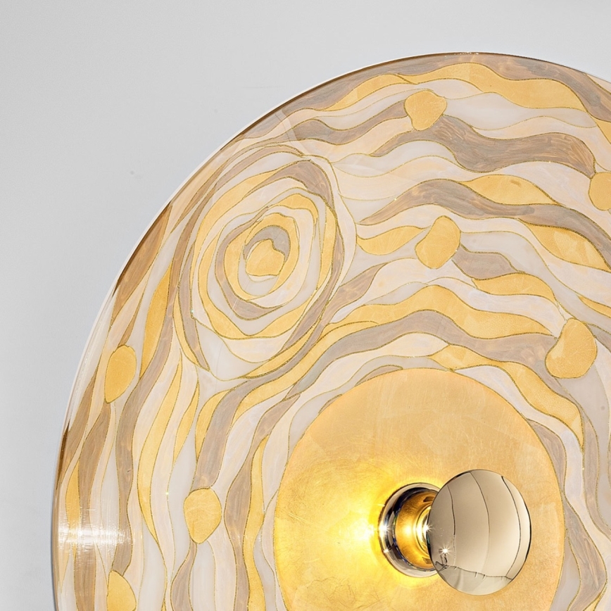 Kolarz 0415.61XL.3.Ch - Wall light LUNA 1xE27/100W/230V 24K gold