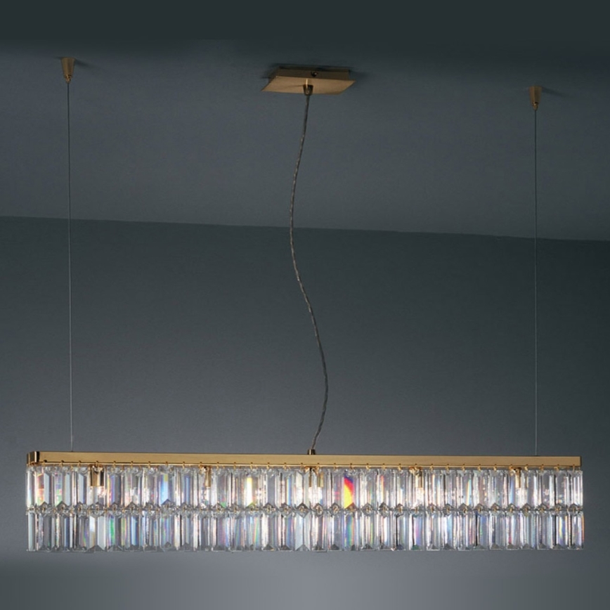 Kolarz 314.87.3 - Crystal chandelier on a string PRISMA 7xG9/25W/230V 24K gold