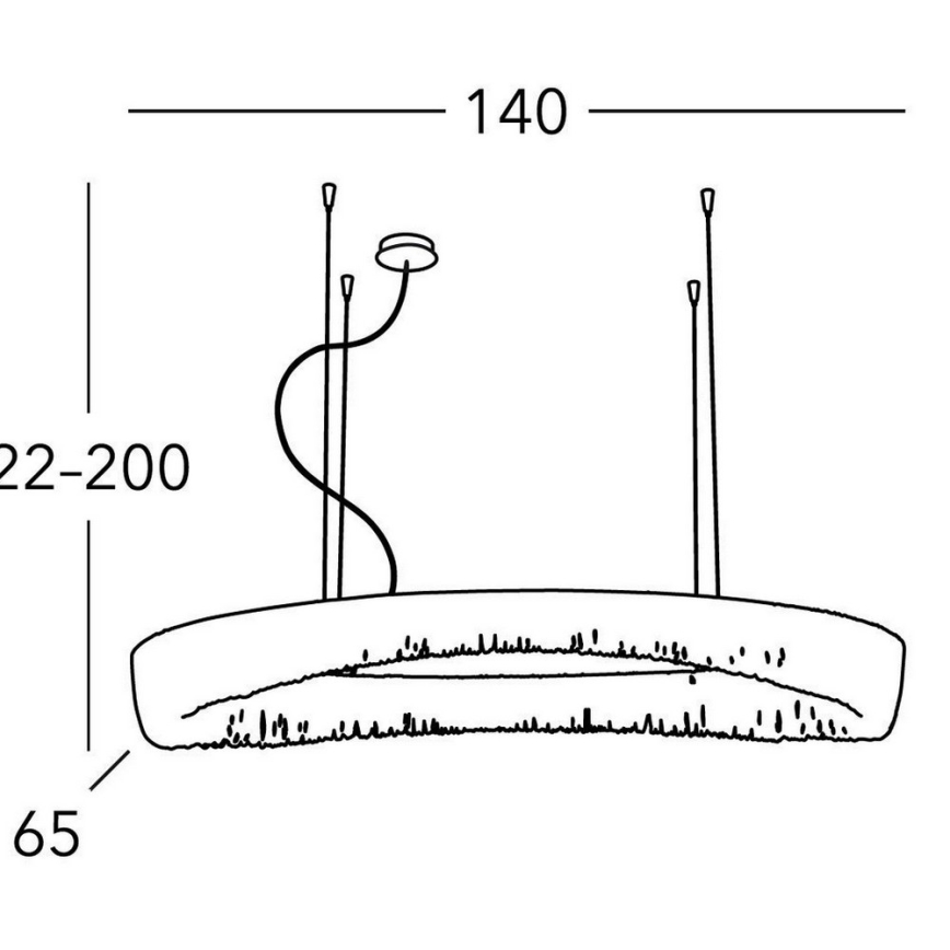 Kolarz 5324.32050 - Chandelier on a string CLOUD 20xG9/40W/230V